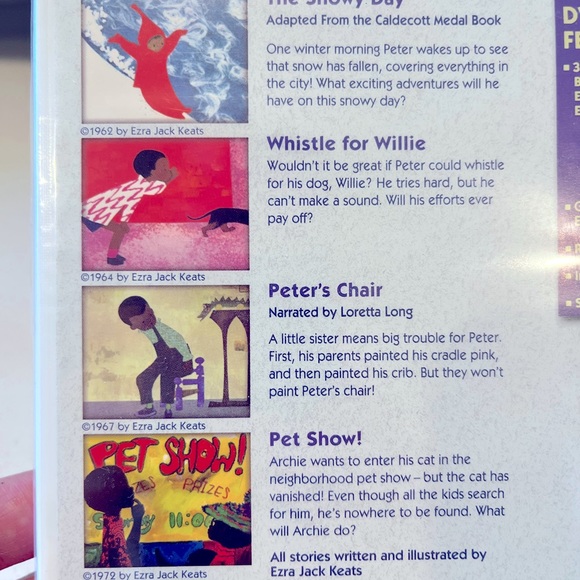 🎉HP🎉🆕 DVD Snowy Day and other books by Ezra Jack Keats - Picture 2 of 2